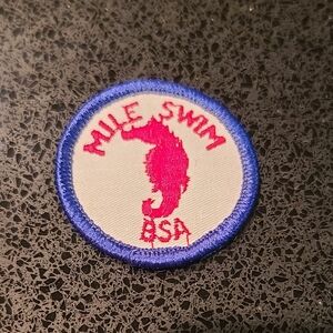 Vintage Boy Scout Mile Swim Merit Badge Patch
